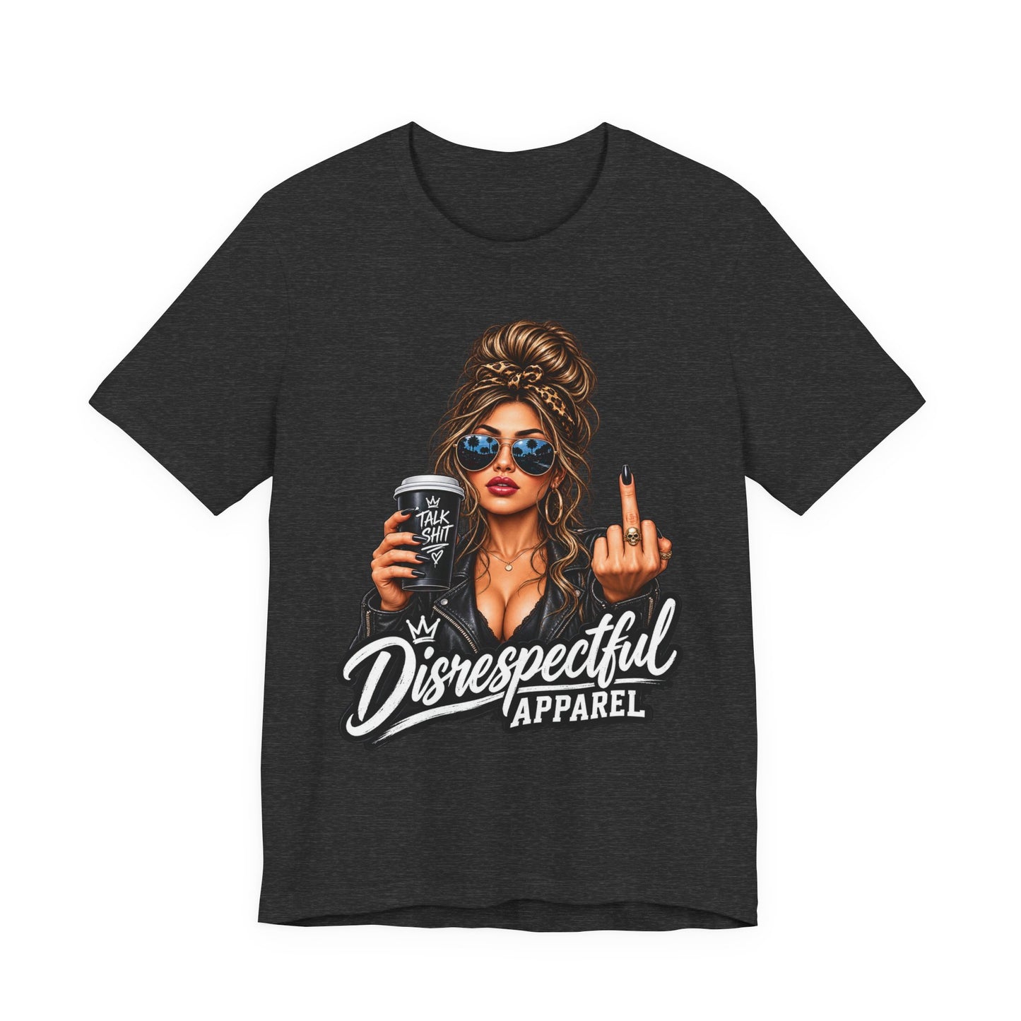 Coffee & Contempt — Black Graphic Tee