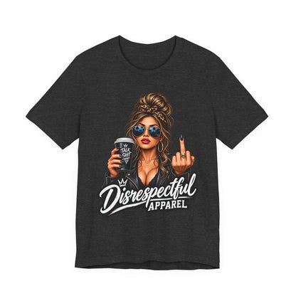 Coffee & Contempt — Black Graphic Tee