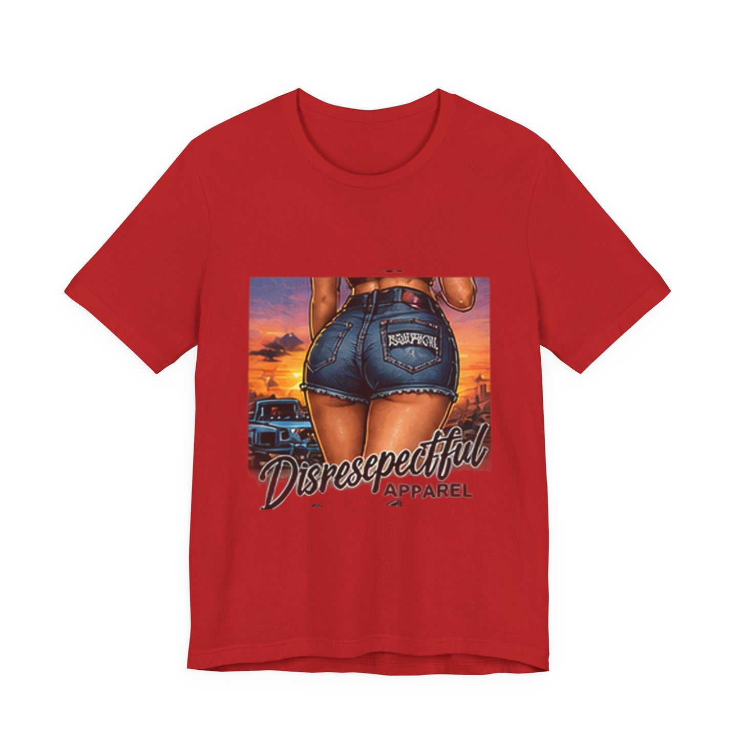 Sunset Denim — Retro Pin-Up Graphic Tee