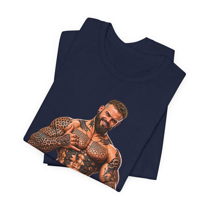 Spread Cheeks Not Hate — Tattooed Biker Graphic Tee