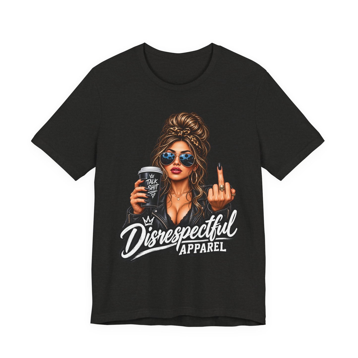 Coffee & Contempt — Black Graphic Tee
