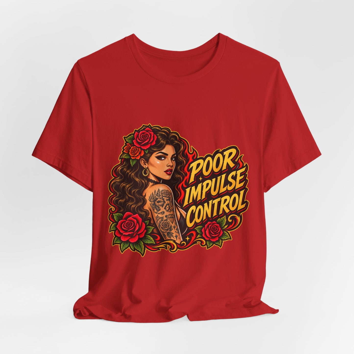 Poor Impulse Control — Tattoo Girl Graphic Tee