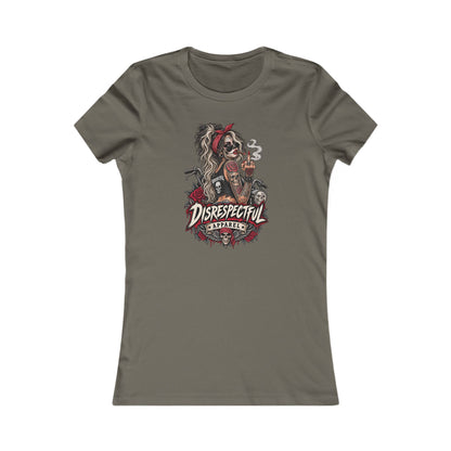 Disrespectful Apparel Skull Pin-Up — Women's Favorite Graphic Tee