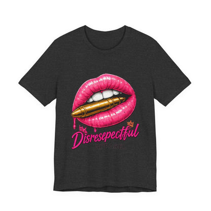 Kiss Kiss Bang Bang — Pink Lip & Bullet Graphic Tee