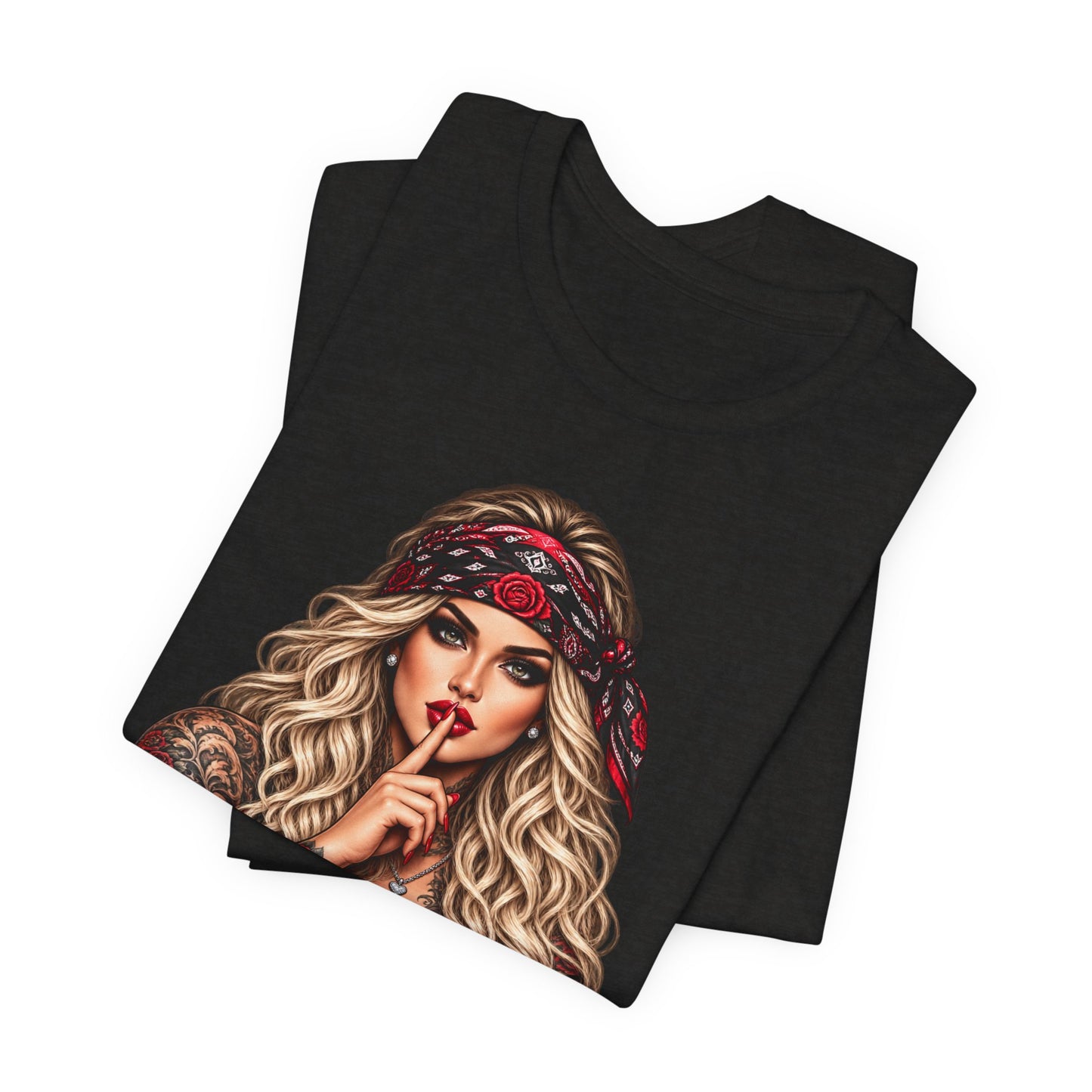 Shut Your Mouth — Tattooed Rocker Black Tee