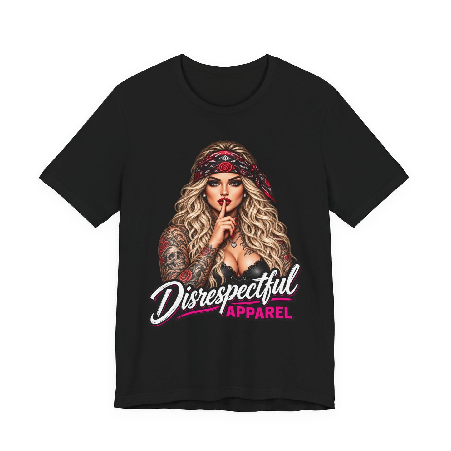 Shut Your Mouth — Tattooed Rocker Black Tee