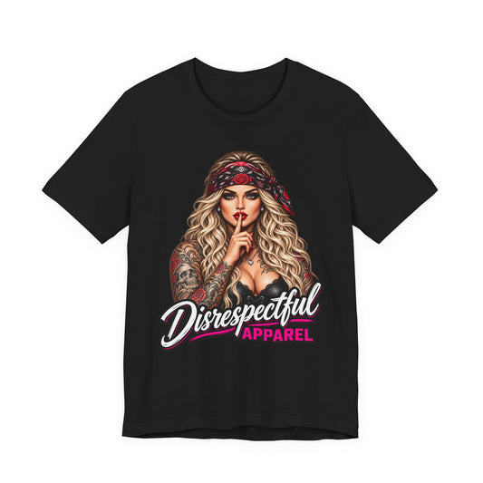Shut Your Mouth — Tattooed Rocker Black Tee
