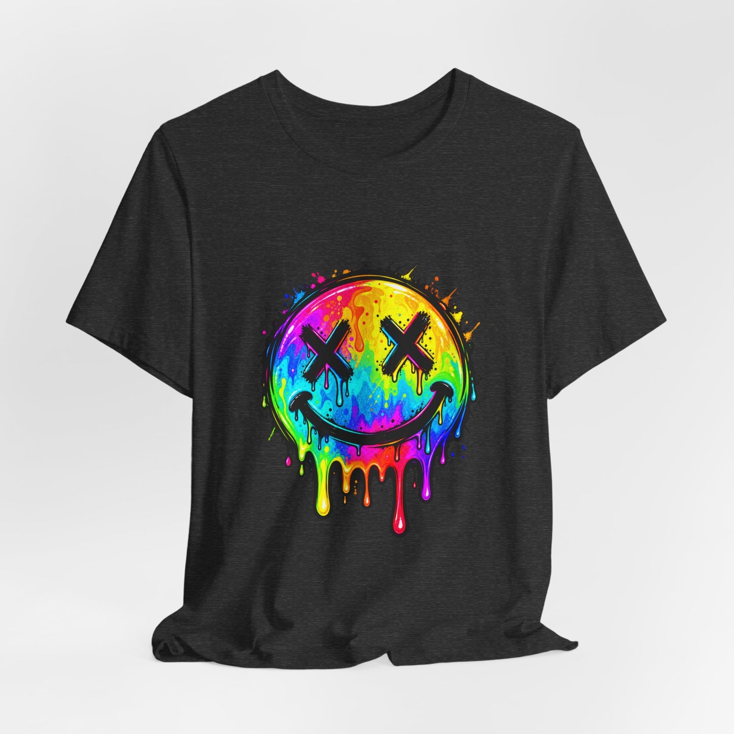 Rainbow Drip Smiley T-Shirt
