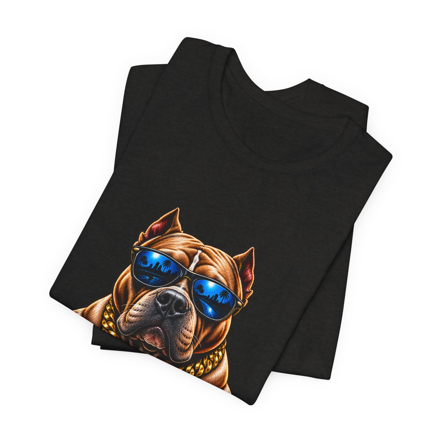 Loyal AF Pitbull T-Shirt — Cool Sunglasses Dog Graphic Tee
