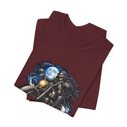 Ride or Die Motorcycle Tee — Biker Skull Rider Graphic Shirt