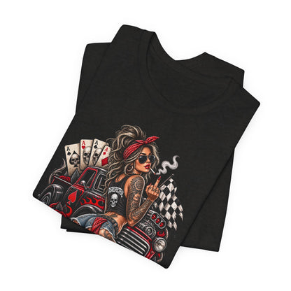 Disrespectful Apparel Pin-Up Racing Tee