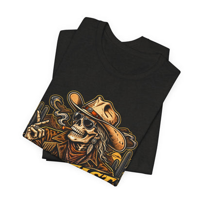 Ride Fast Die Last Motorcycle Tee - Skull Biker Graphic Tee
