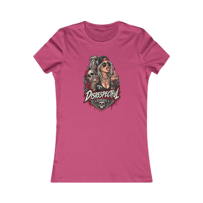 Defiant Pin-Up Skull — Women's Favorite Graphic Tee