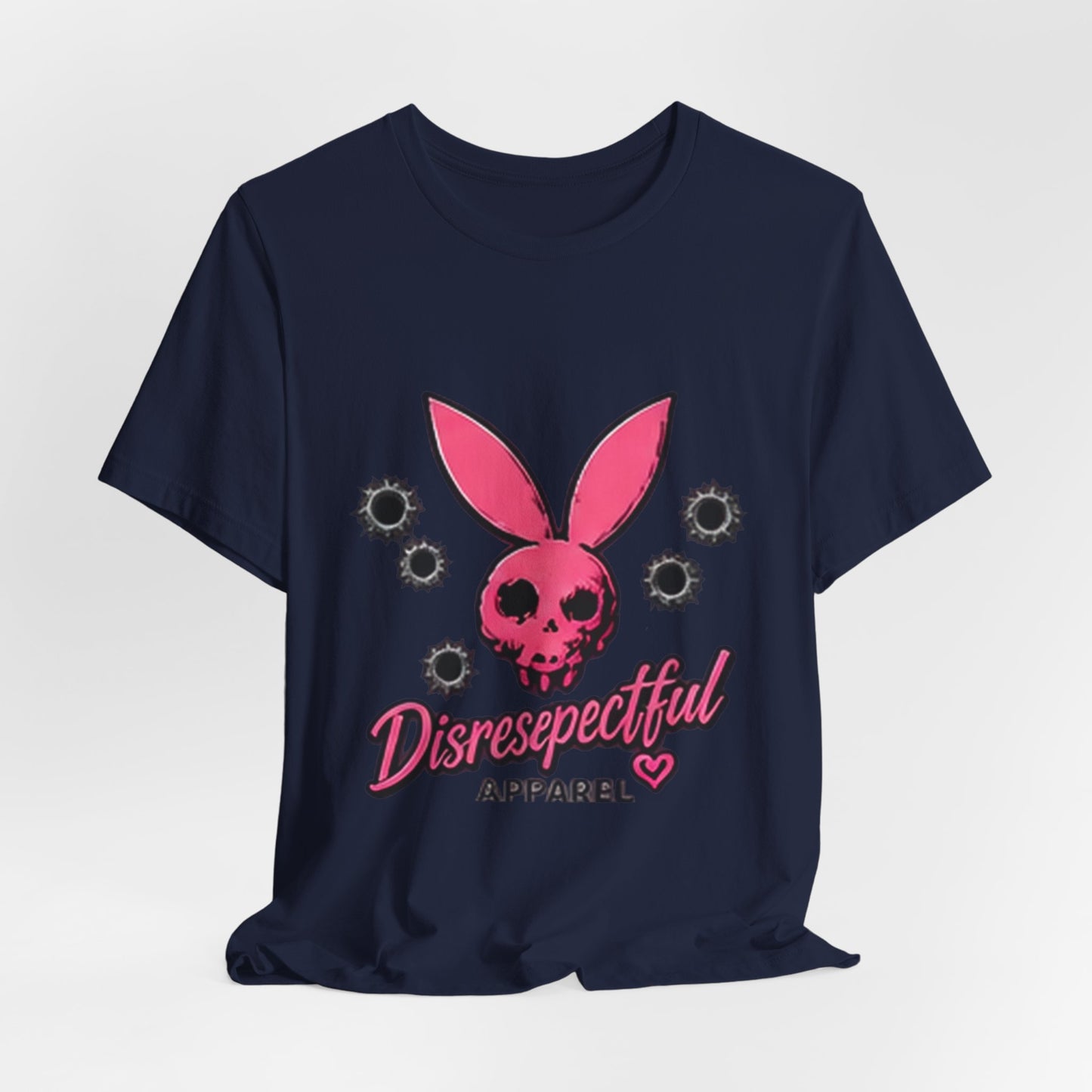 Skull Bunny Tee — Pink Graphic Tee