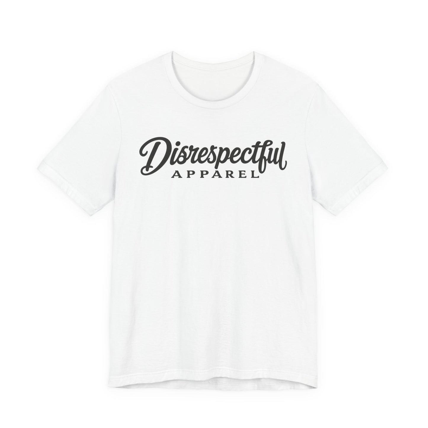 Disrespectful Apparel Script Logo — Graphic Tee