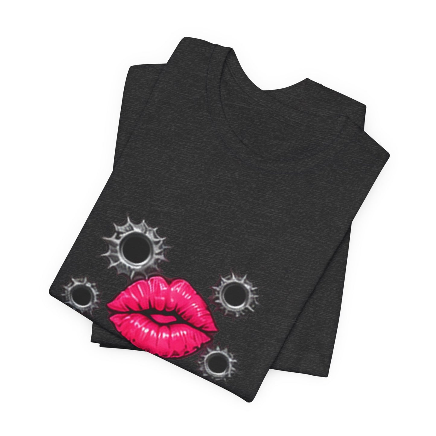 Kiss & Bullet Hole Tee