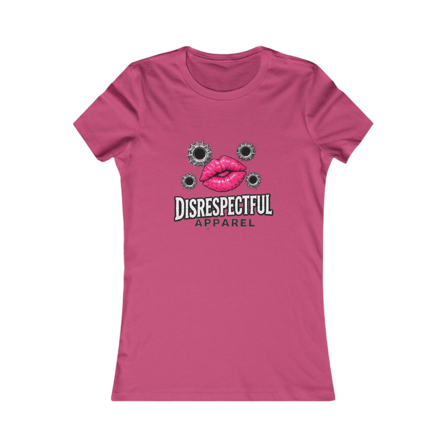 Kiss & Bullet Hole — Women's Favorite Graphic Tee