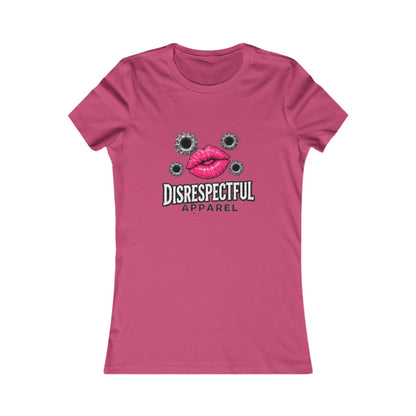 Kiss & Bullet Hole — Women's Favorite Graphic Tee
