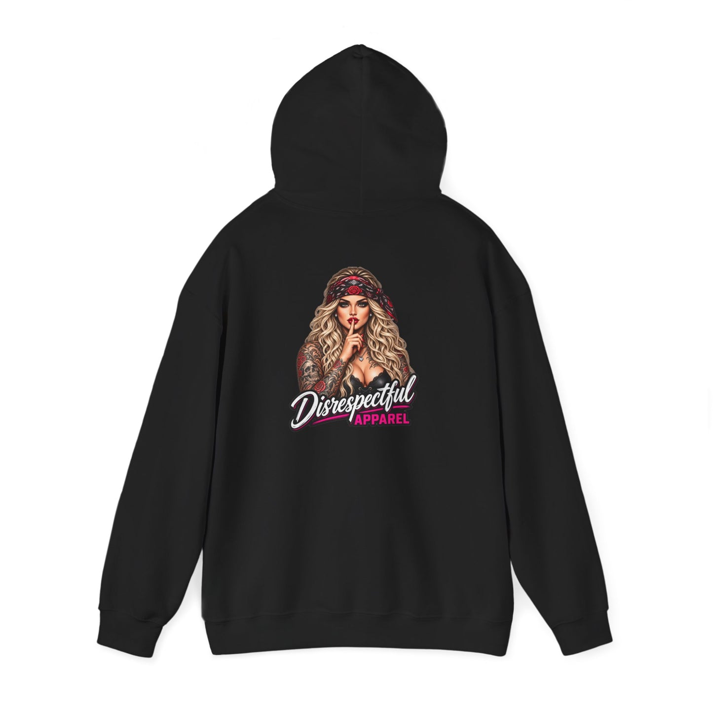 Shut Your Mouth — Back-Print Graphic Hoodie