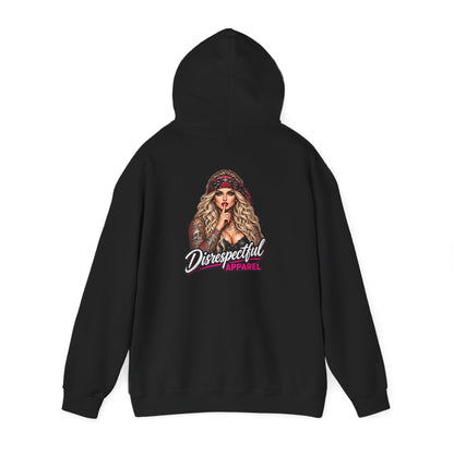 Shut Your Mouth — Back-Print Graphic Hoodie