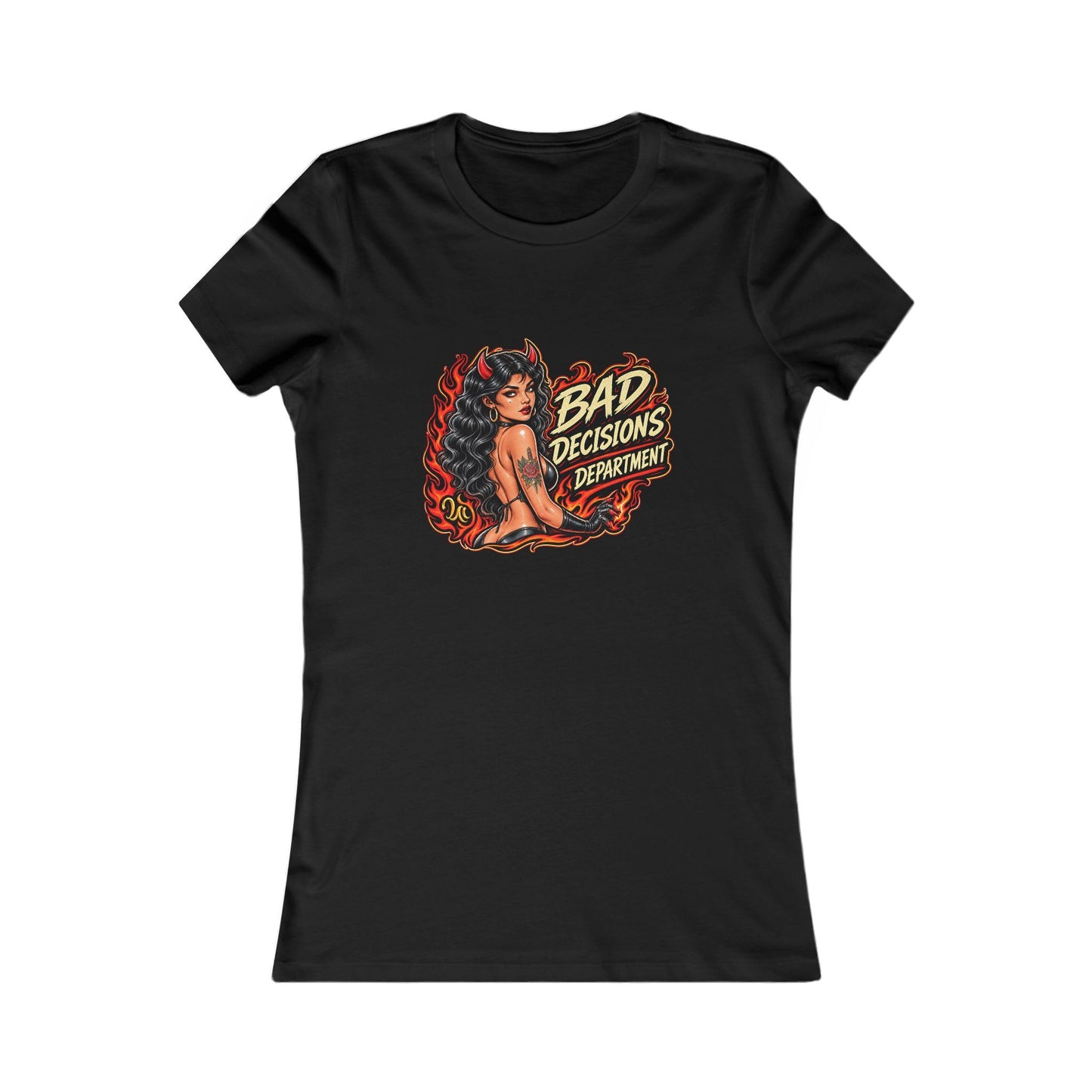 Bad Decisions Department — Women's Favorite Graphic Tee