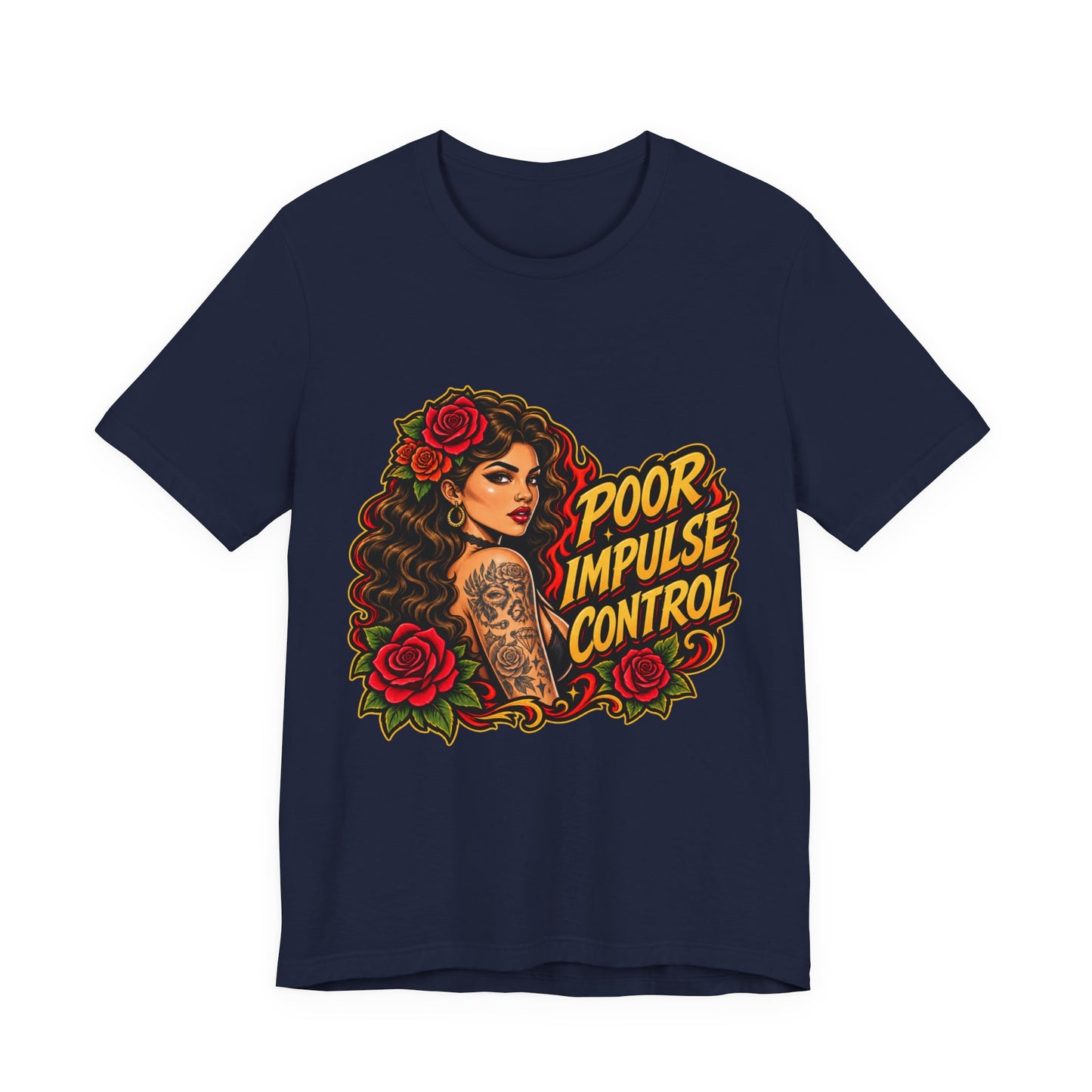 Poor Impulse Control — Tattoo Girl Graphic Tee