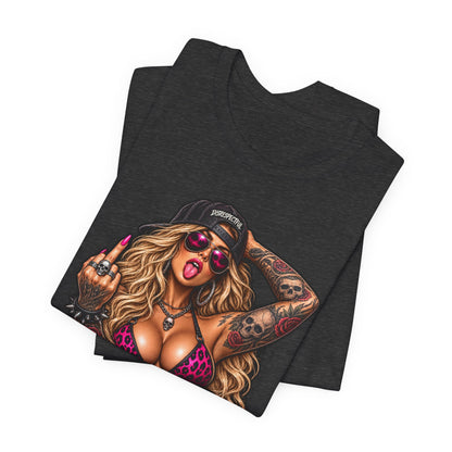 Keep It Nasty Graphic Tee — Edgy Pinup Streetwear Shirt