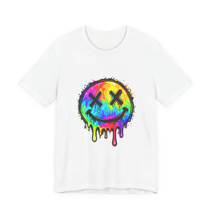Rainbow Drip Smiley T-Shirt
