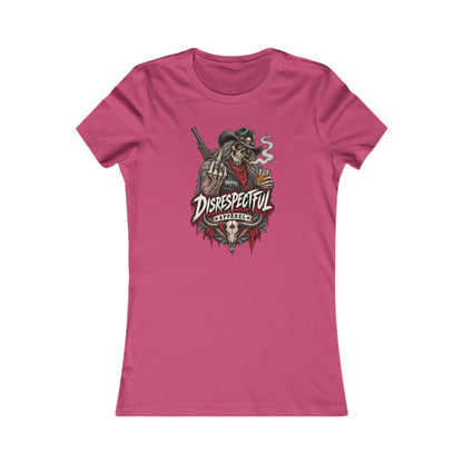 Disrespectful Apparel Cowboy Skeleton — Women's Favorite Graphic Tee