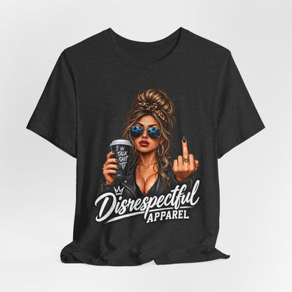Coffee & Contempt — Black Graphic Tee
