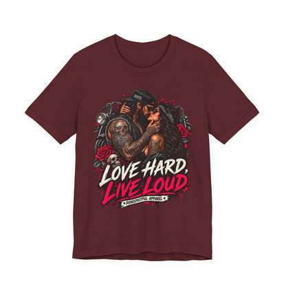 Love Hard Live Loud Graphic Tee