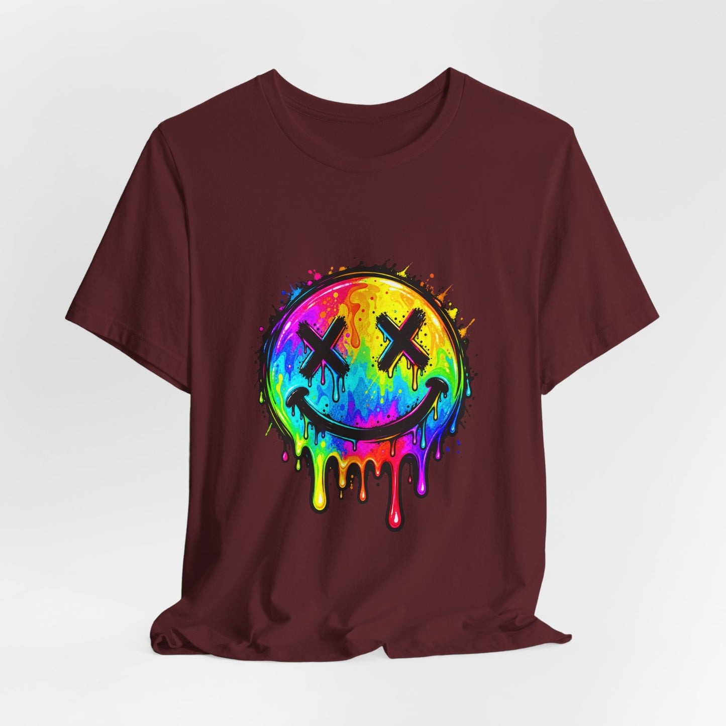 Rainbow Drip Smiley T-Shirt