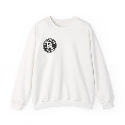 DA Script Logo — Black — Back-Print Graphic Crewneck