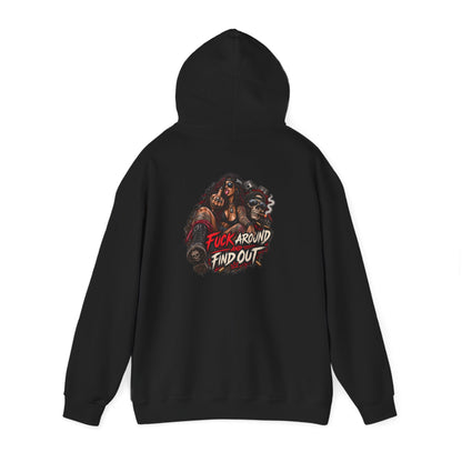 Fuck Around and Find Out — Back-Print Graphic Hoodie