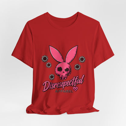Skull Bunny Tee — Pink Graphic Tee