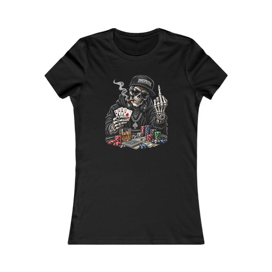 Skull Poker — Women's Favorite Graphic Tee