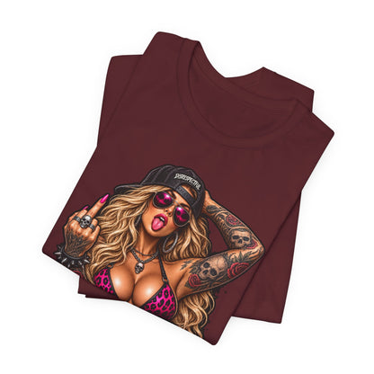 Keep It Nasty Graphic Tee — Edgy Pinup Streetwear Shirt