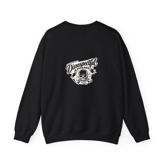 DA Skull Logo — Back-Print Graphic Crewneck