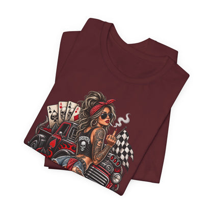 Disrespectful Apparel Pin-Up Racing Tee
