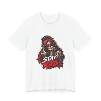 Stay Rad Skull Girl T-Shirt