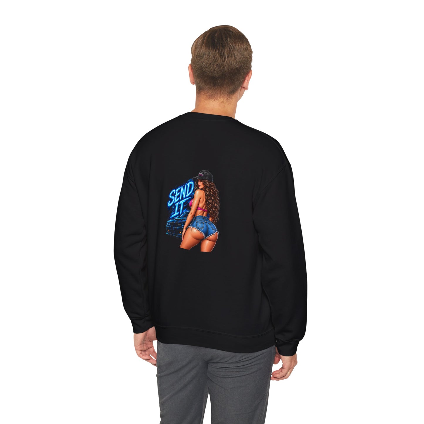 Send It — Back-Print Graphic Crewneck