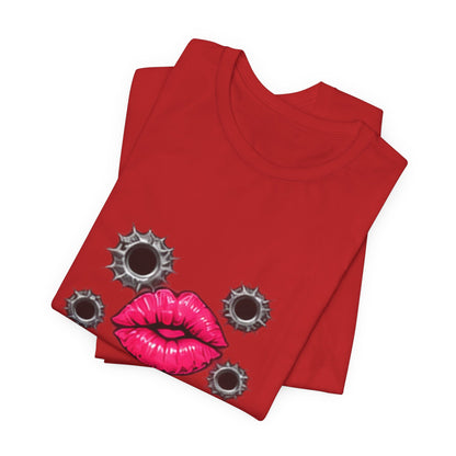 Kiss & Bullet Hole Tee