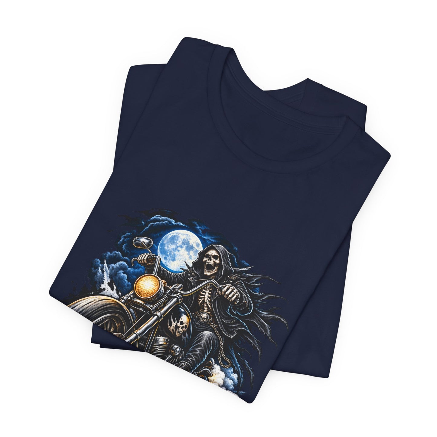 Ride or Die Motorcycle Tee — Biker Skull Rider Graphic Shirt