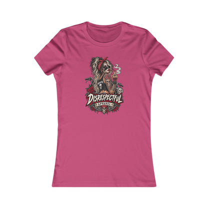 Disrespectful Apparel Skull Pin-Up — Women's Favorite Graphic Tee