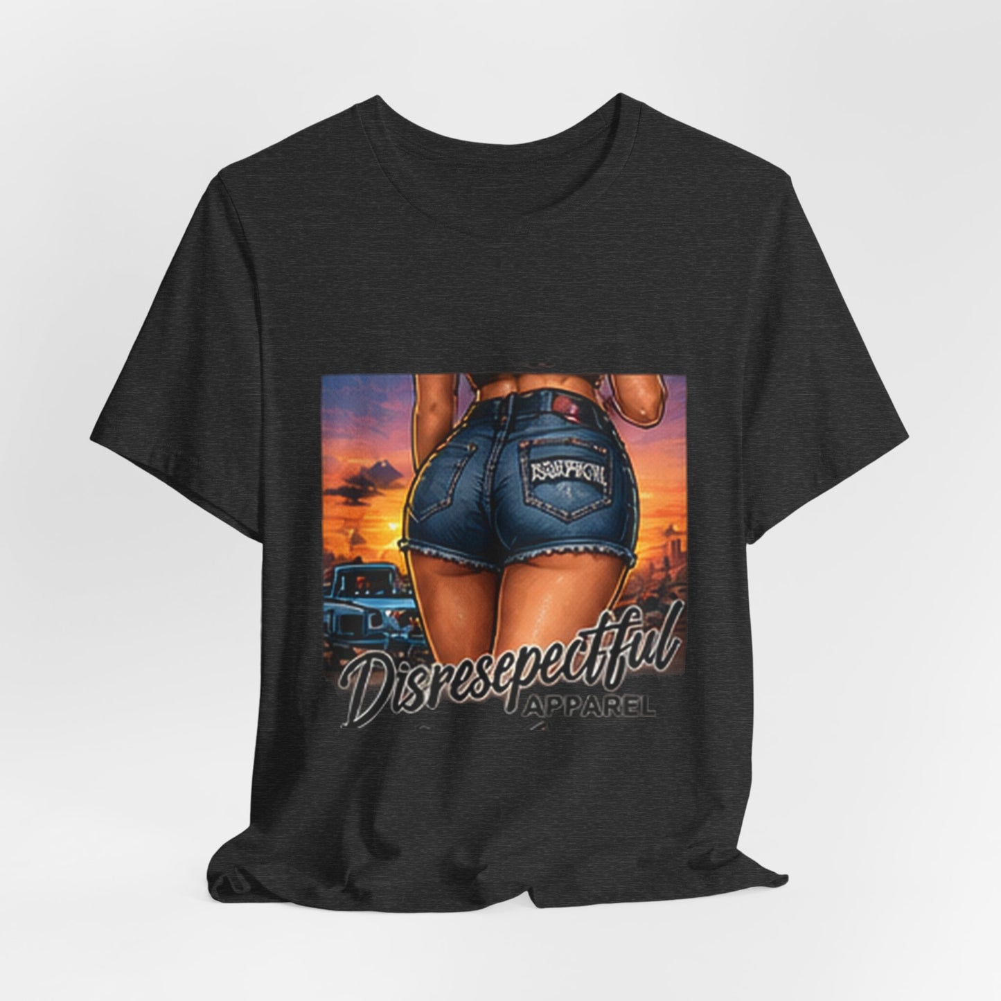 Sunset Denim — Retro Pin-Up Graphic Tee