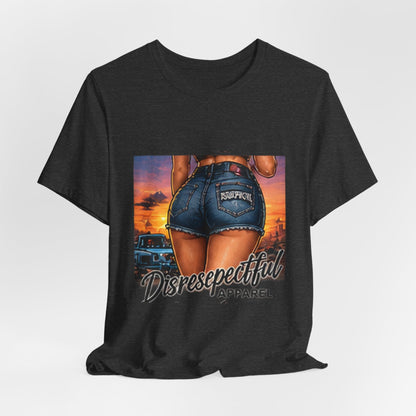 Sunset Denim — Retro Pin-Up Graphic Tee