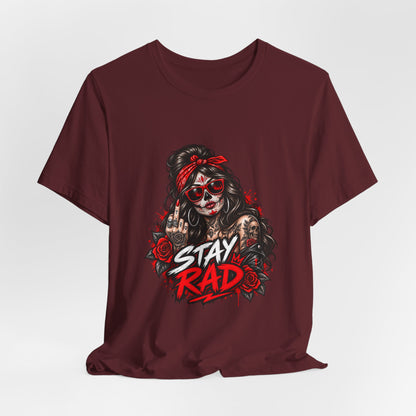 Stay Rad Skull Girl T-Shirt
