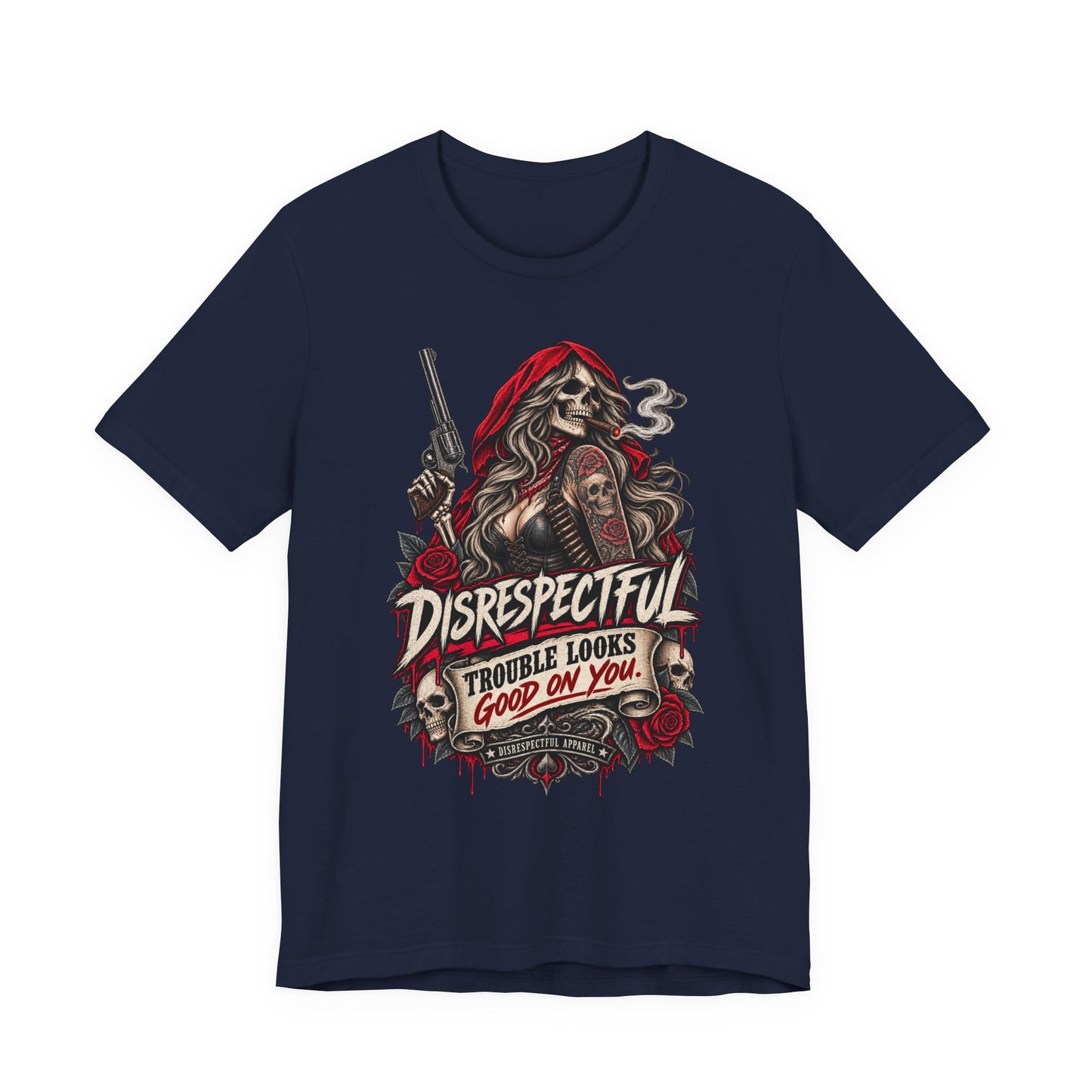 Disrespectful 'Trouble Looks Good On You' Graphic Tee