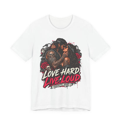 Love Hard Live Loud Graphic Tee