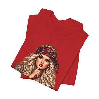 Shut Your Mouth — Tattooed Rocker Black Tee